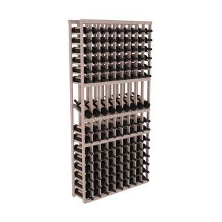 Elementcollection 9 Column Display Wood Wine Rack Greywash Stained