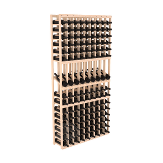 Elementcollection 9 Column Display Wood Wine Rack Unstained Element Collection
