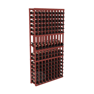 Elementcollection 9 Column Display Wood Wine Rack Cherry Stained