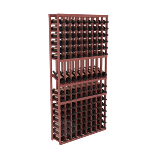 Elementcollection 9 Column Display Wood Wine Rack Cherry Stained