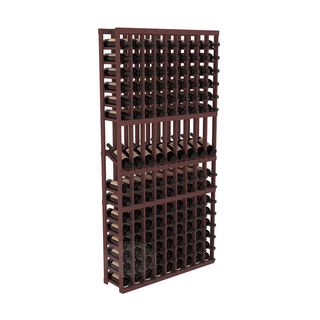 Elementcollection 9 Column Display Wood Wine Rack Walnut Stained