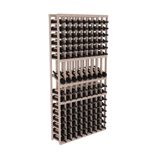 Elementcollection 9 Column Display Wood Wine Rack Greywash Stained