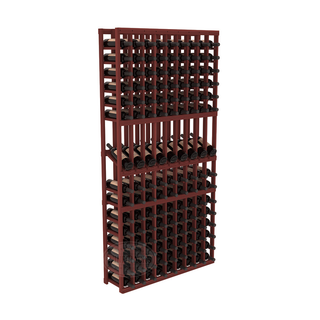 Elementcollection 9 Column Display Wood Wine Rack Cherry Stained