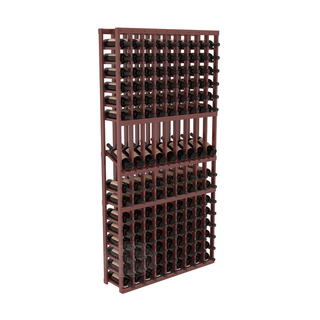 Elementcollection 9 Column Display Wood Wine Rack Cherry Stained