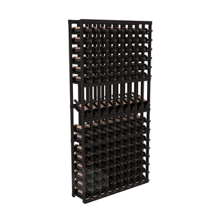 Elementcollection 9 Column Display Wood Wine Rack Black Stained