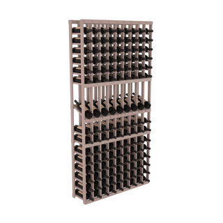 Elementcollection 9 Column Display Wood Wine Rack Greywash Stained