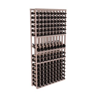 Elementcollection 9 Column Display Wood Wine Rack Greywash Stained