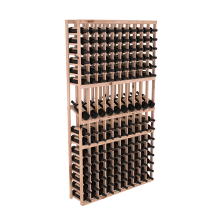 Elementcollection 10 Column Display Row Wood Wine Rack Unstained