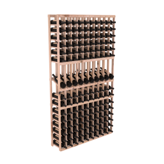 Elementcollection 10 Column Display Row Wood Wine Rack Unstained