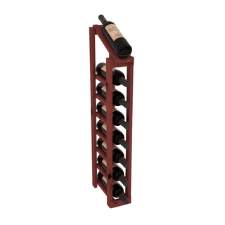 Elementcollection 1 Column 8 Column Display Top Wood Wine Rack Cherry Stained