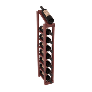 Elementcollection 1 Column 8 Column Display Top Wood Wine Rack Cherry Stained