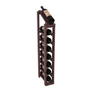 Elementcollection 1 Column 8 Column Display Top Wood Wine Rack Walnut Stained