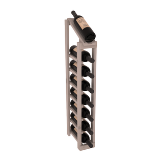 Elementcollection 1 Column 8 Column Display Top Wood Wine Rack Greywash Stained