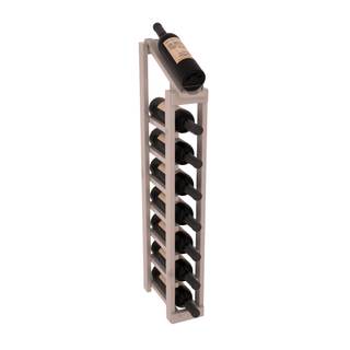 Elementcollection 1 Column 8 Column Display Top Wood Wine Rack Greywash Stained