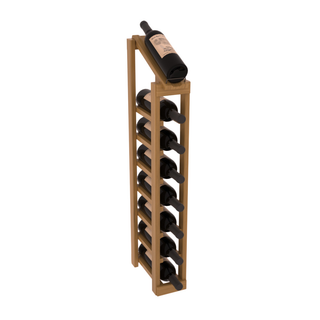 Elementcollection 1 Column 8 Column Display Top Wood Wine Rack Oak Stained