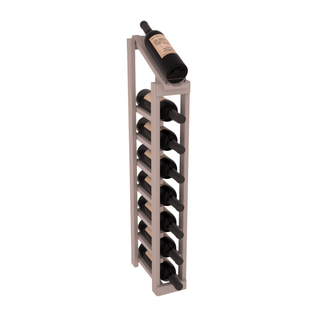 Elementcollection 1 Column 8 Column Display Top Wood Wine Rack Greywash Stained