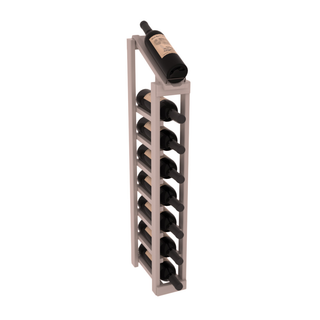 Elementcollection 1 Column 8 Column Display Top Wood Wine Rack Greywash Stained