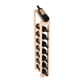 Elementcollection 1 Column 8 Column Display Top Wood Wine Rack Unstained Element Collection