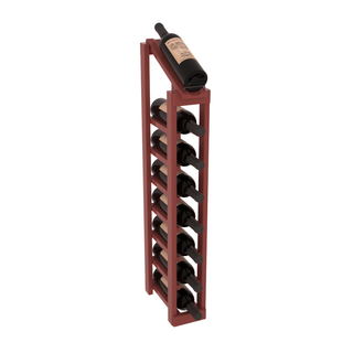Elementcollection 1 Column 8 Column Display Top Wood Wine Rack Cherry Stained