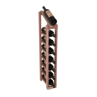 Elementcollection 1 Column 8 Column Display Top Wood Wine Rack Unstained