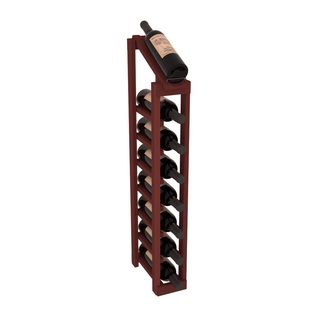 Elementcollection 1 Column 8 Column Display Top Wood Wine Rack Cherry Stained