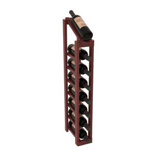 Elementcollection 1 Column 8 Column Display Top Wood Wine Rack Cherry Stained