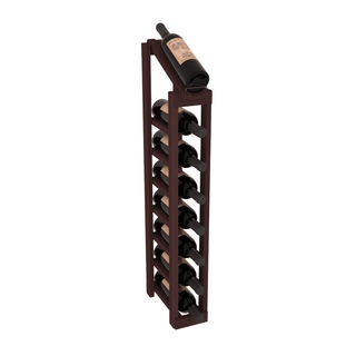 Elementcollection 1 Column 8 Column Display Top Wood Wine Rack Walnut Stained