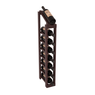 Elementcollection 1 Column 8 Column Display Top Wood Wine Rack Walnut Stained