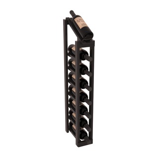 Elementcollection 1 Column 8 Column Display Top Wood Wine Rack Black Stained