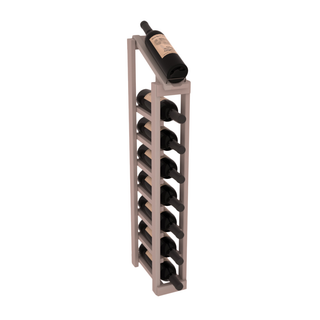 Elementcollection 1 Column 8 Column Display Top Wood Wine Rack Greywash Stained