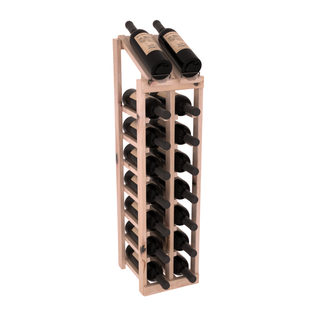 Elementcollection 2 Column 8 Bottle Display Top Wood Wine Rack Unstained