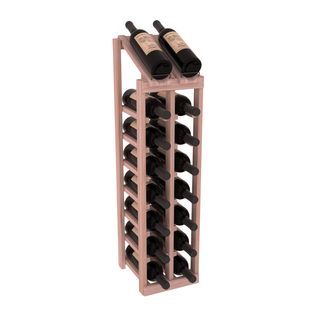 Elementcollection 2 Column 8 Bottle Display Top Wood Wine Rack Unstained