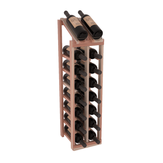 Elementcollection 2 Column 8 Bottle Display Top Wood Wine Rack Unstained