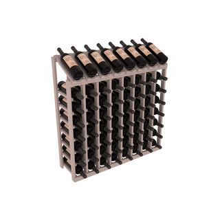 Elementcollection 8 Column 8 Bottle Display Wood Wine Rack Greywash Stained