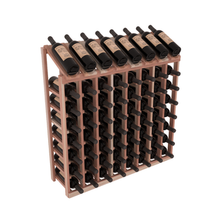 Elementcollection 8 Column 8 Bottle Display Wood Wine Rack Unstained