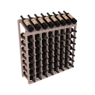Elementcollection 8 Column 8 Bottle Display Wood Wine Rack Greywash Stained