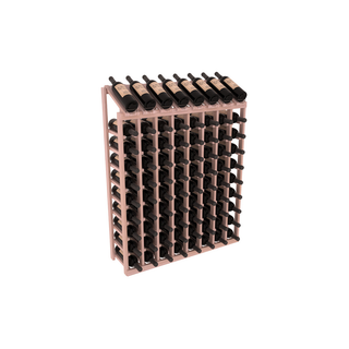 Elementcollection 10 Column 8 Bottle Display Top Wood Wine Rack Unstained
