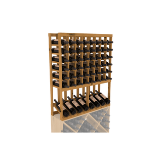 Elementcollection 8 Column High Reveal Wood Wine Rack Oak Stained