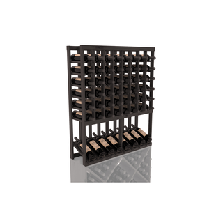 Elementcollection 8 Column High Reveal Wood Wine Rack Black Stained