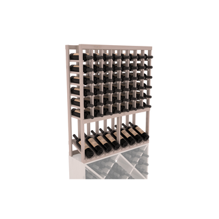 Elementcollection 8 Column High Reveal Wood Wine Rack Greywash Stained