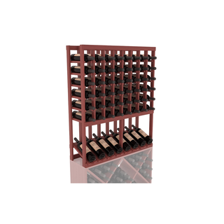 Elementcollection 8 Column High Reveal Wood Wine Rack Cherry Stained