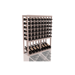 Elementcollection 8 Column High Reveal Wood Wine Rack Greywash Stained