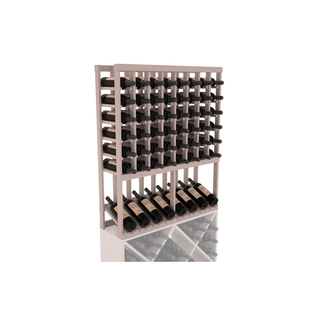 Elementcollection 8 Column High Reveal Wood Wine Rack Greywash Stained