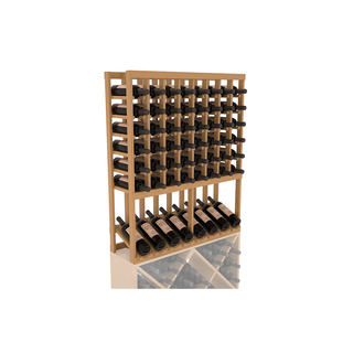 Elementcollection 8 Column High Reveal Wood Wine Rack Oak Stained