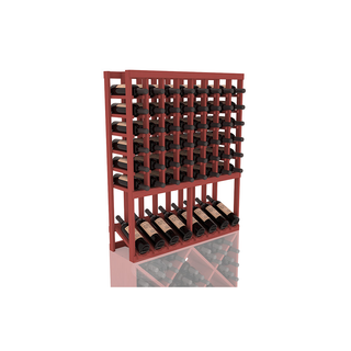 Elementcollection 8 Column High Reveal Wood Wine Rack Cherry Stained