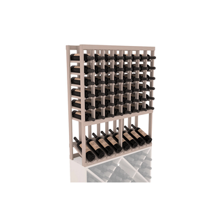Elementcollection 8 Column High Reveal Wood Wine Rack Greywash Stained
