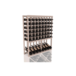 Elementcollection 8 Column High Reveal Wood Wine Rack Greywash Stained