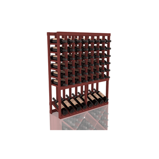 Elementcollection 8 Column High Reveal Wood Wine Rack Cherry Stained