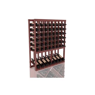 Elementcollection 8 Column High Reveal Wood Wine Rack Cherry Stained