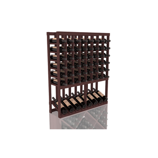 Elementcollection 8 Column High Reveal Wood Wine Rack Walnut Stained